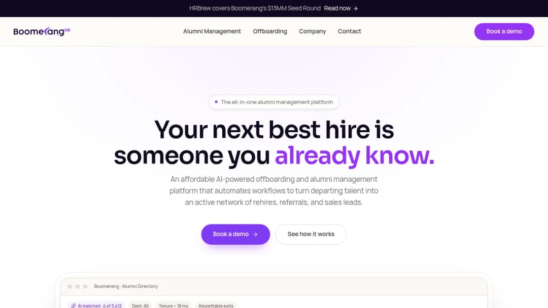 BoomerangHR screenshot