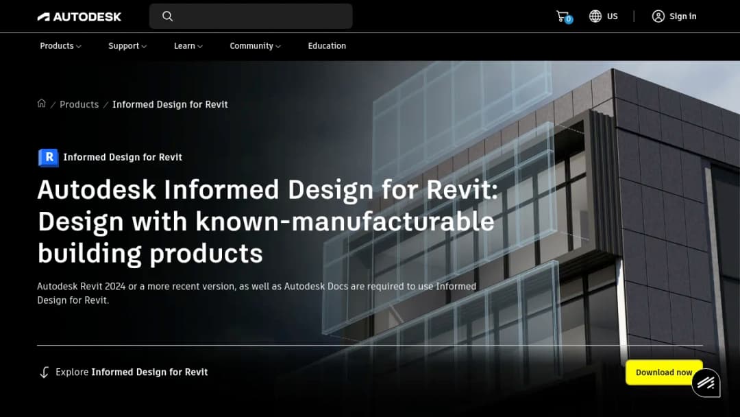 Autodesk Informed Design for Revit screenshot