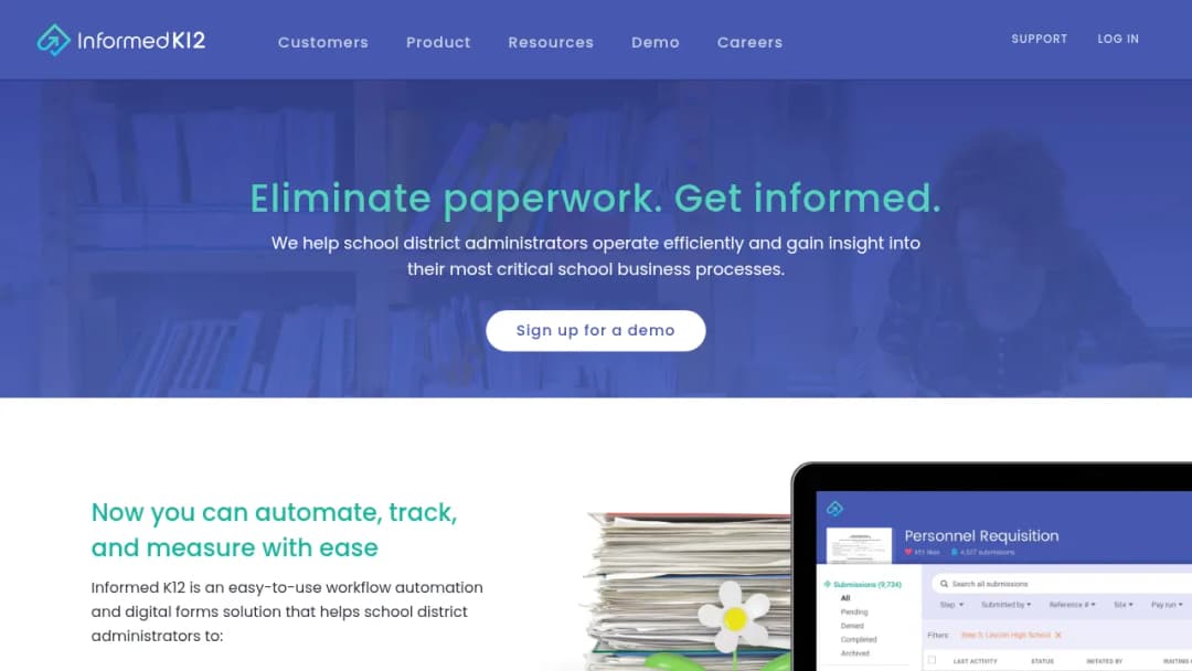 Informed K12 screenshot