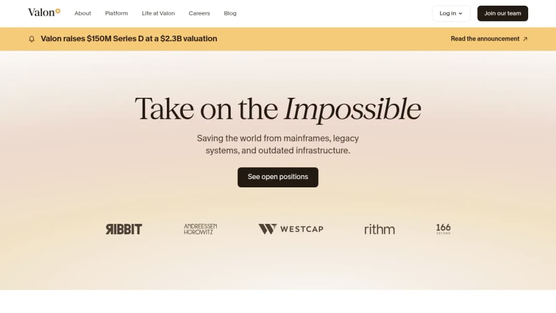 Valon Technologies screenshot
