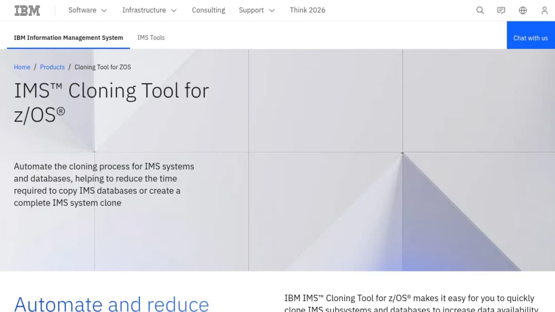 IBM Ims Cloning Tool for Zos screenshot
