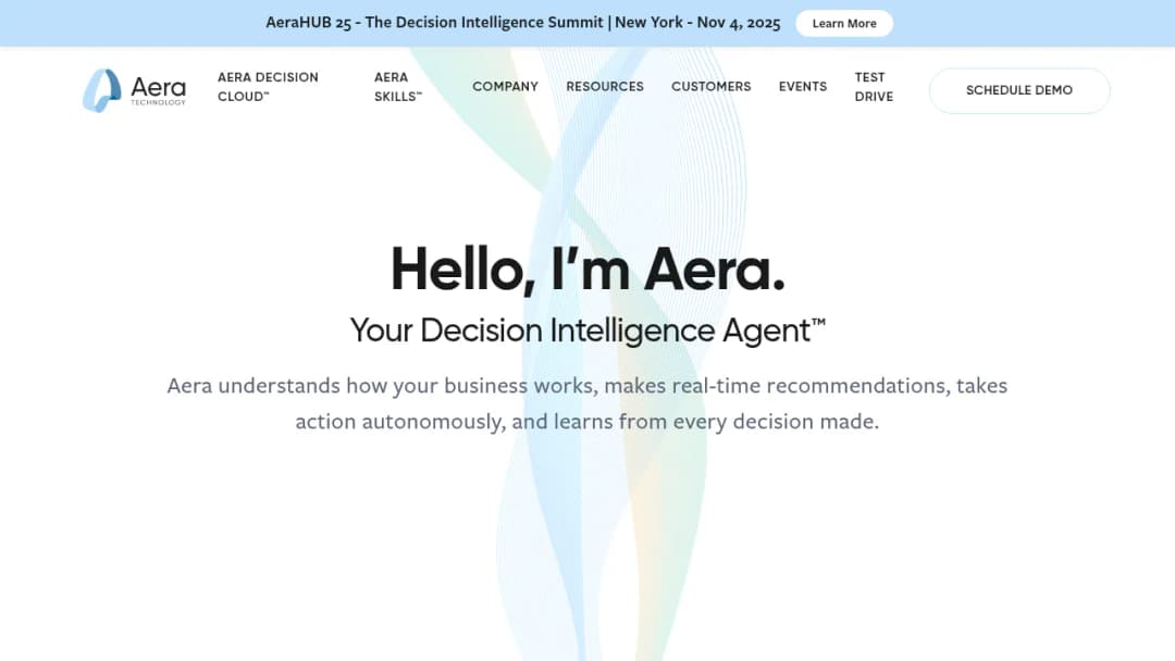 Aera Technology screenshot