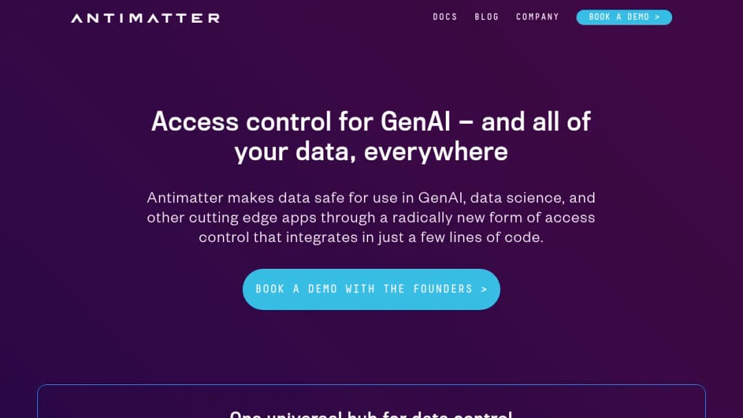 Antimatter screenshot
