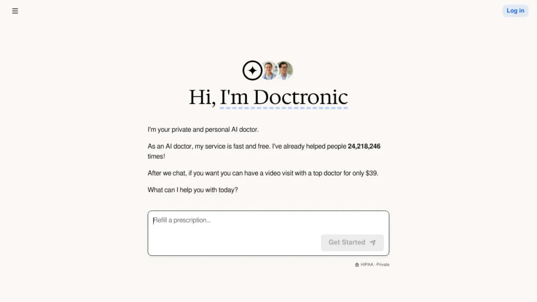 Doctronic screenshot