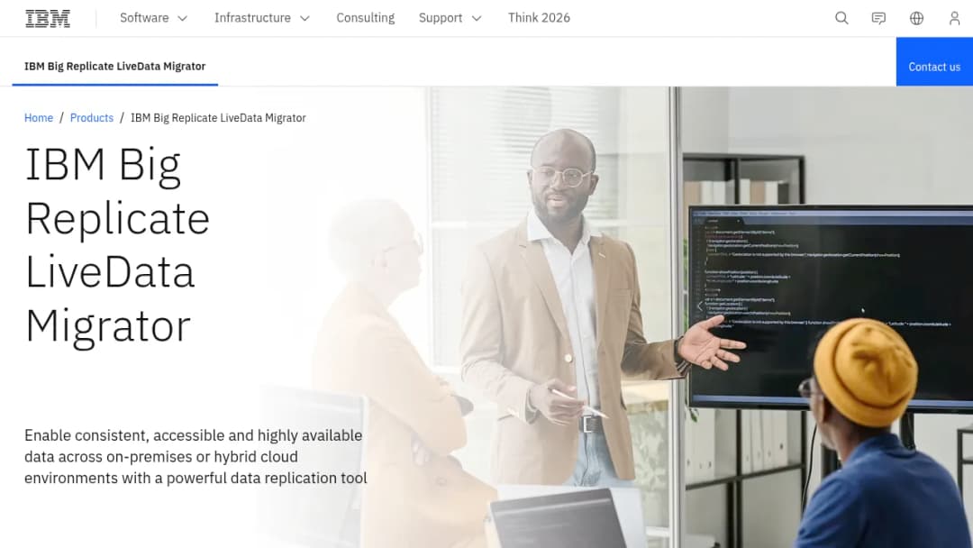 IBM Big Replicate screenshot