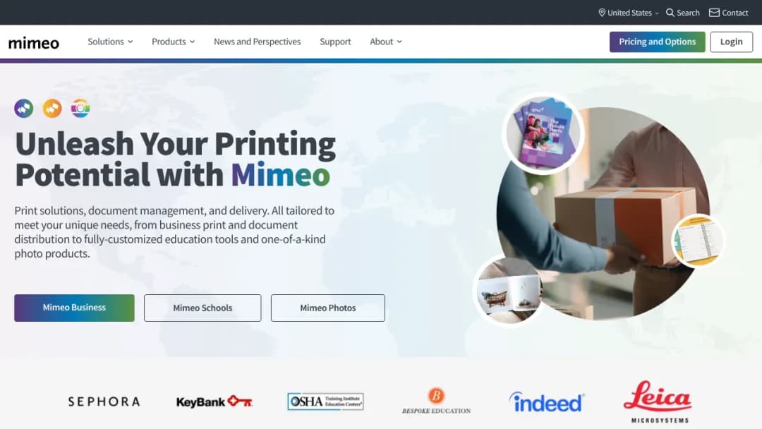 Mimeo screenshot