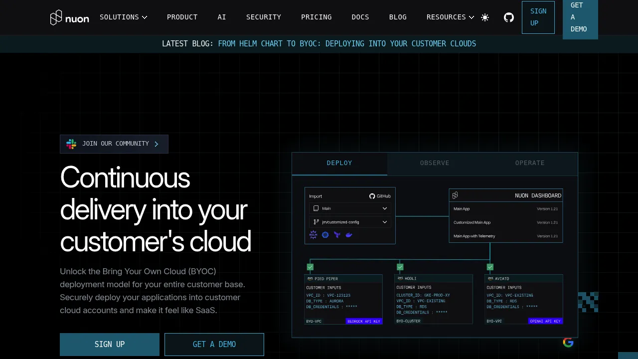 Nuon screenshot