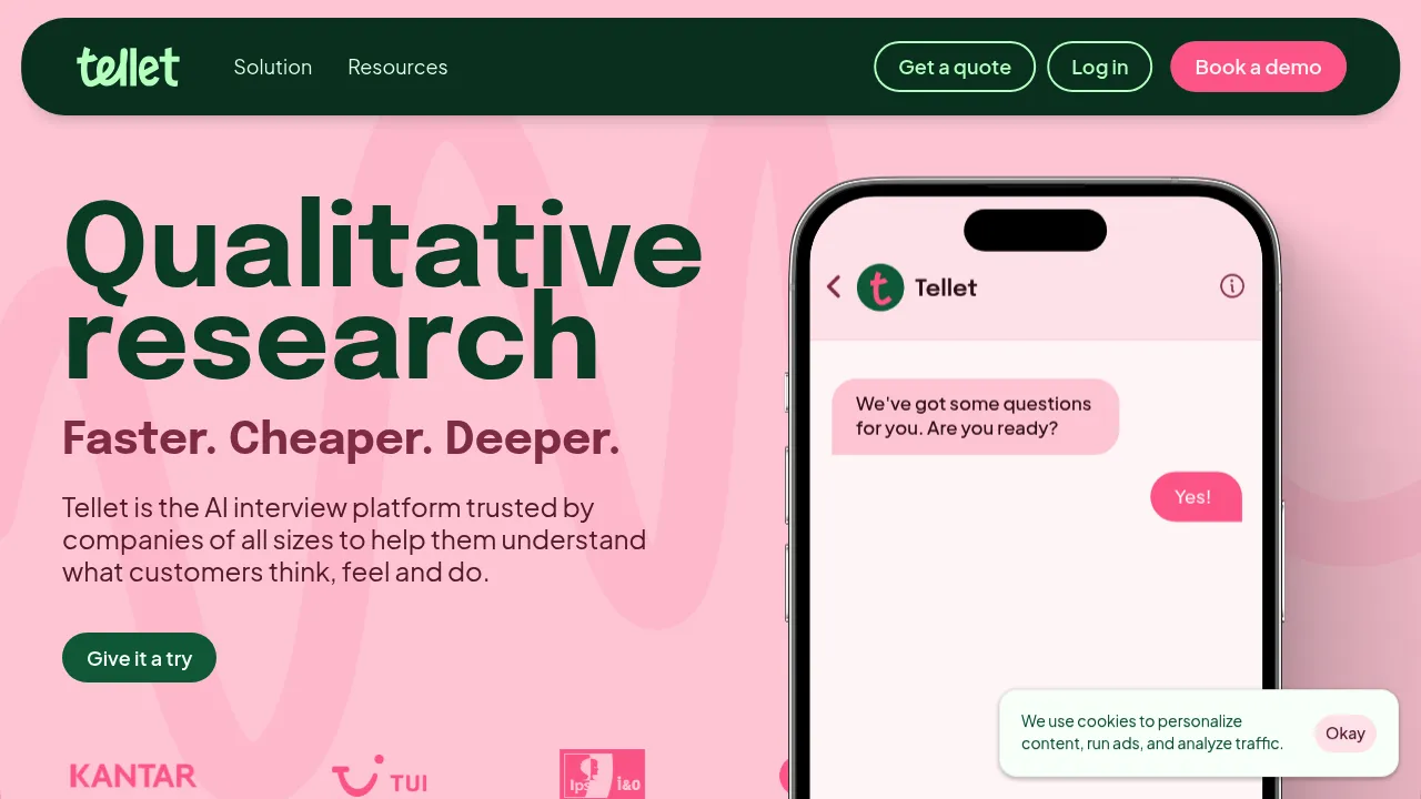 Tellet screenshot