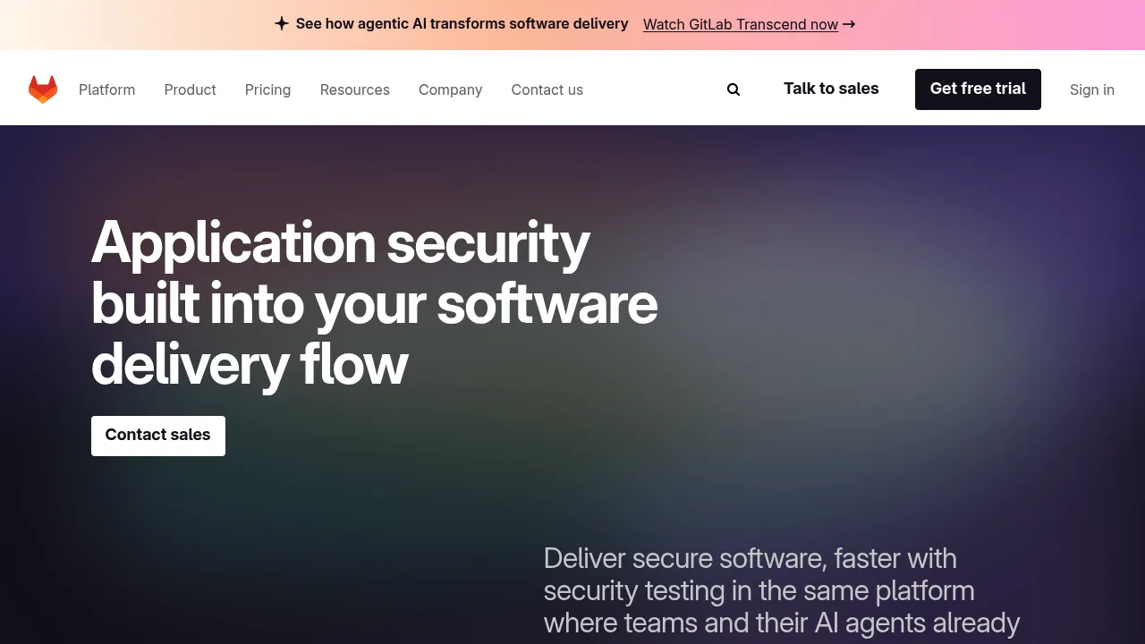 GitLab Application Security Testing screenshot