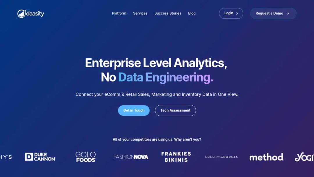 Daasity screenshot
