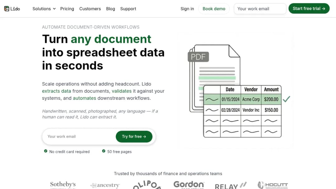 Lido screenshot