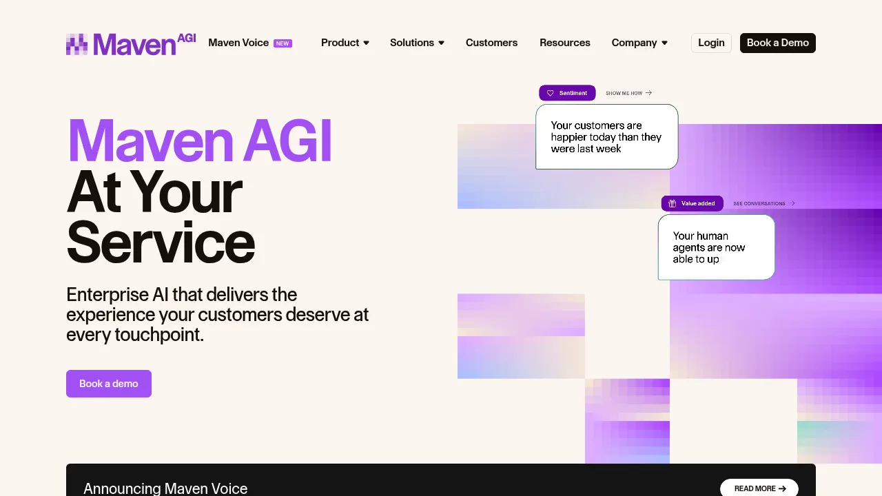 Maven AGI screenshot