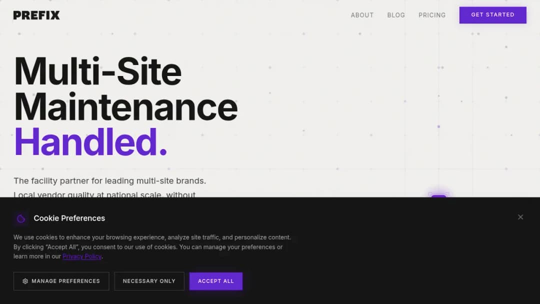 Prefix screenshot