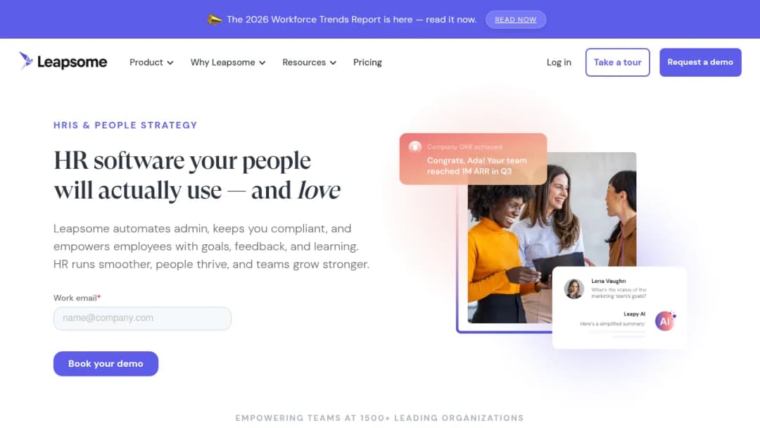 Leapsome screenshot