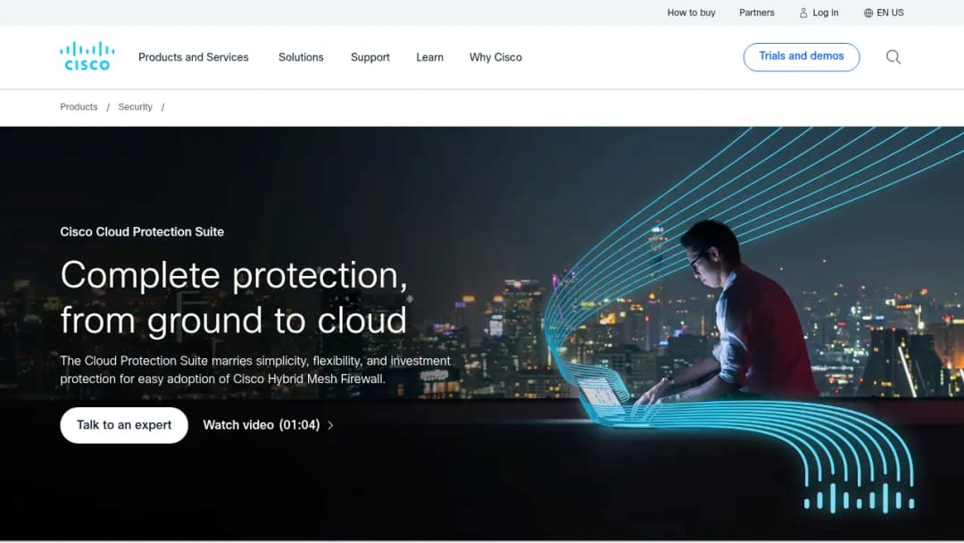 Cisco Cloud Protection Suite screenshot