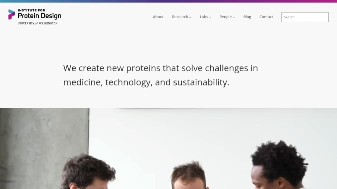 Institute for Protein Design screenshot