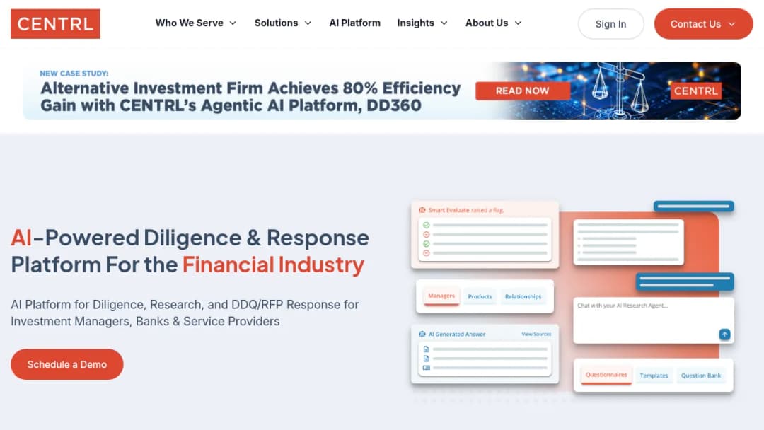 CENTRL screenshot
