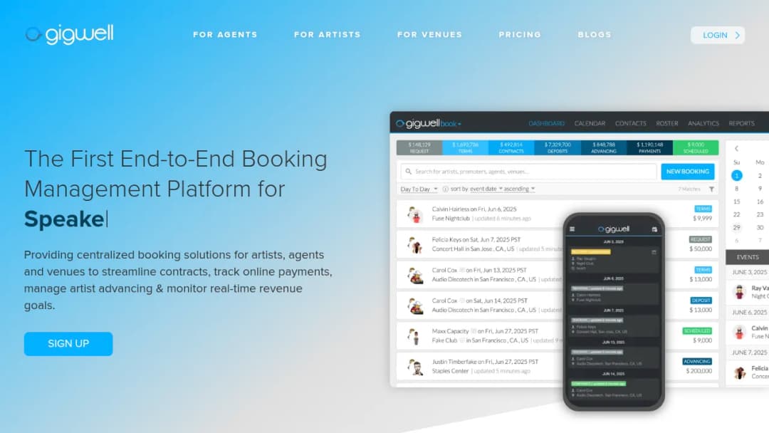 Gigwell screenshot