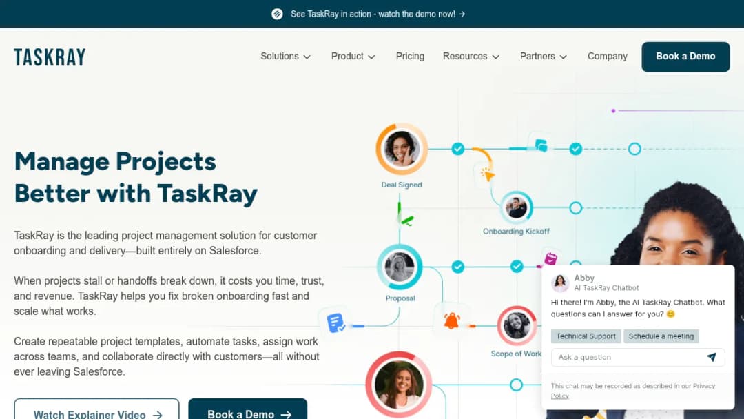 TaskRay screenshot