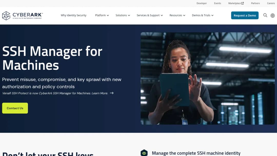 CyberArk SSH Manager for Machines screenshot
