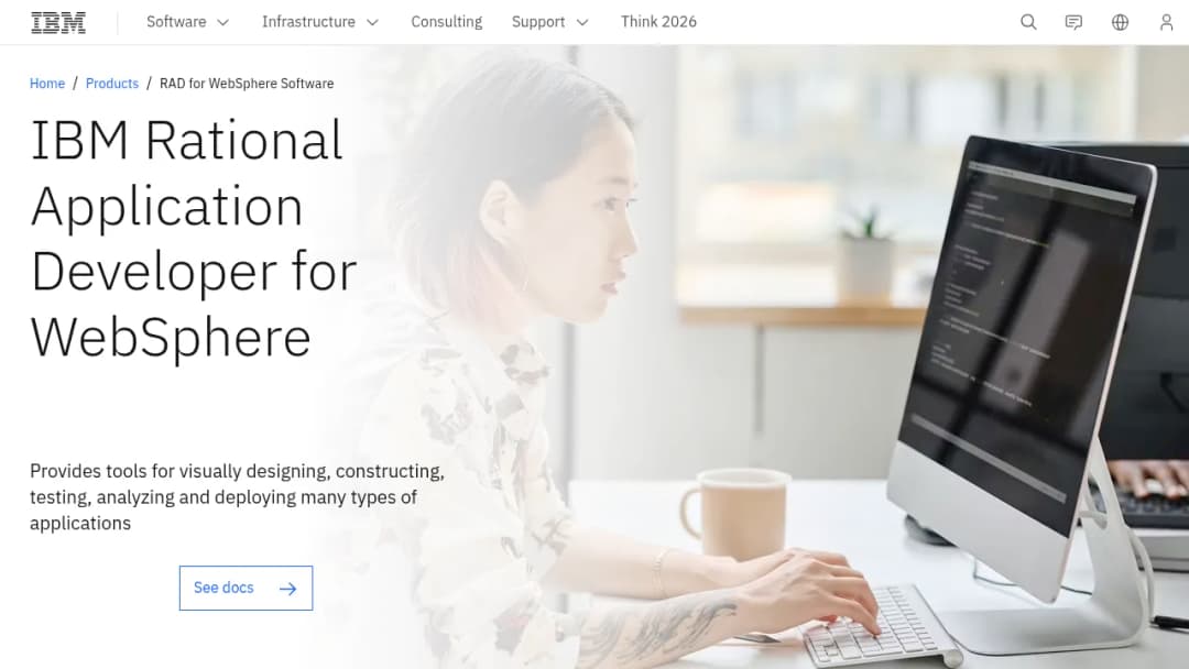 IBM Rad for Websphere Software screenshot