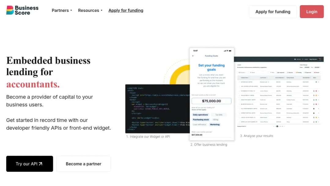 Business Score screenshot