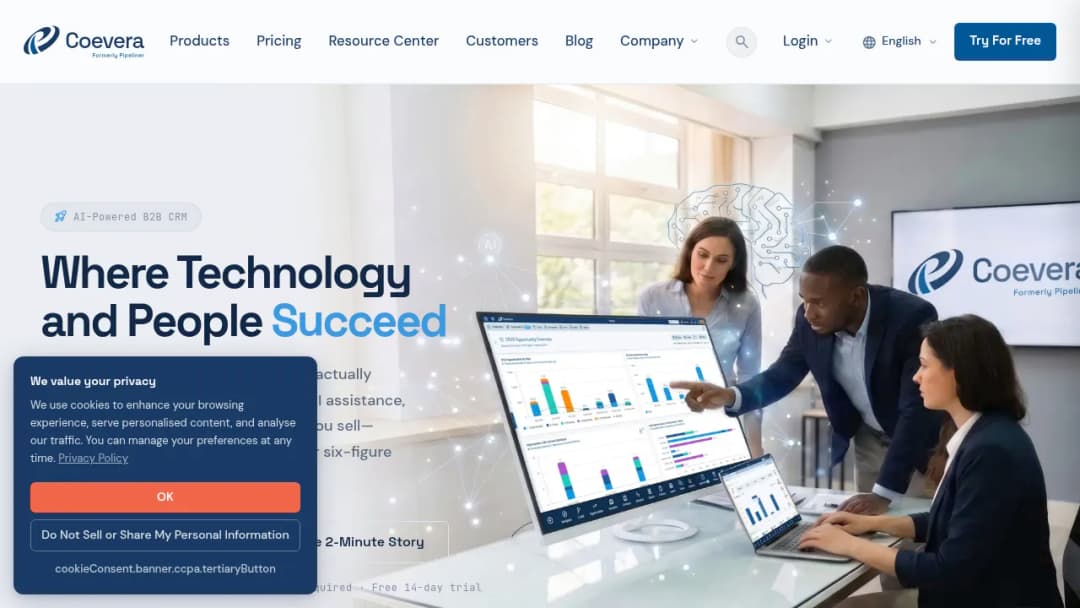Coevera screenshot