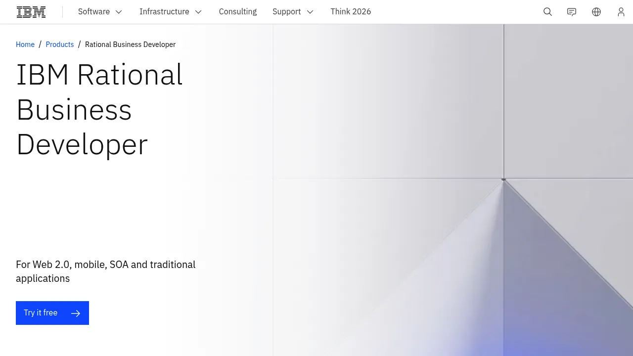 IBM Rational Business Developer screenshot
