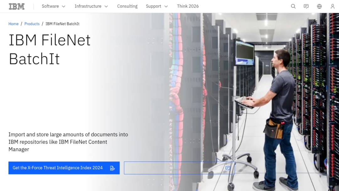 IBM Filenet Batchit screenshot