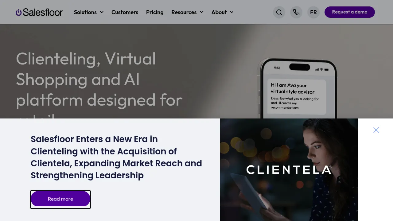 Salesfloor screenshot