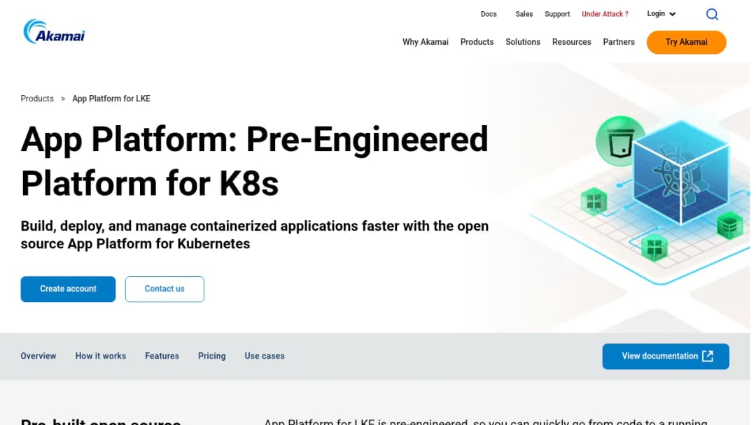 Akamai App Platform screenshot