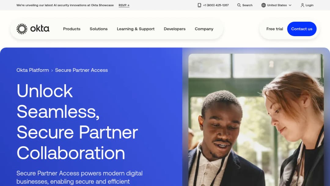 Okta Secure Partner Access screenshot
