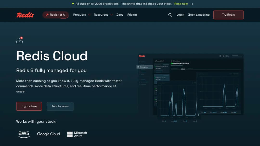 Redis Cloud screenshot