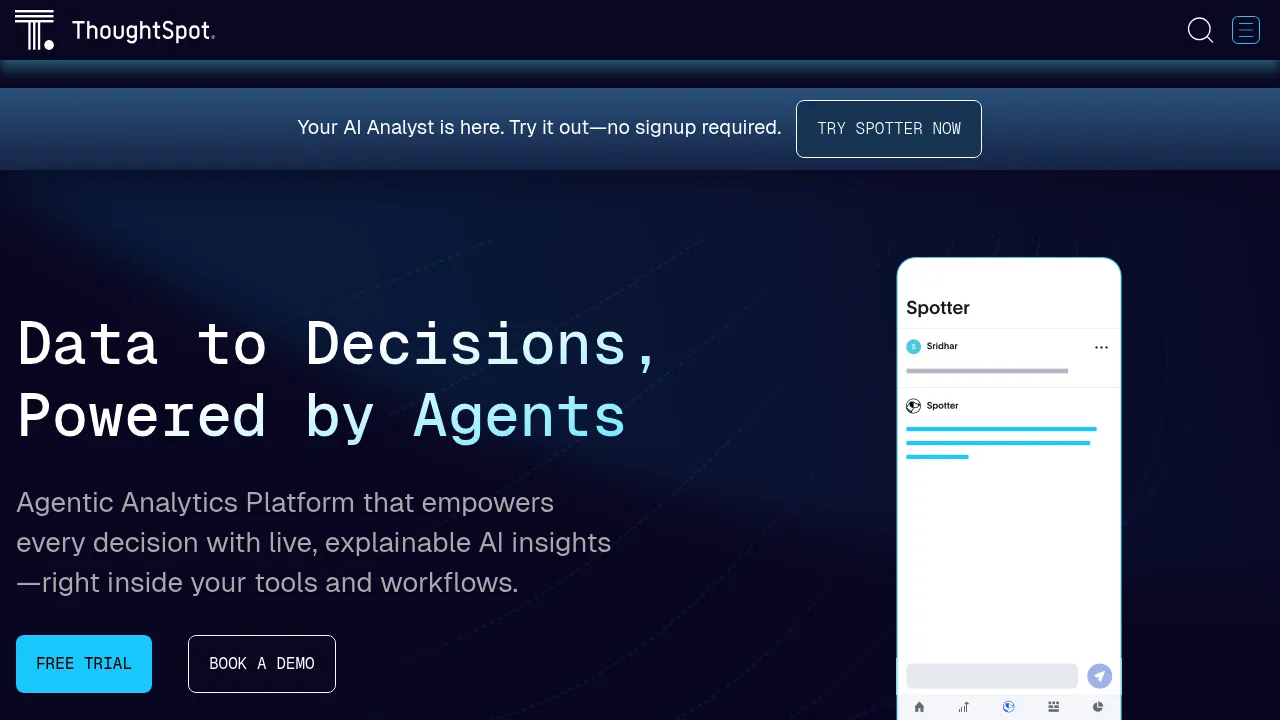Thoughtspot screenshot