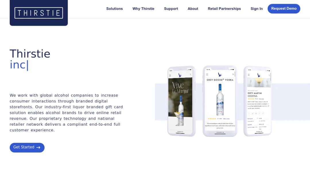 Thirstie screenshot