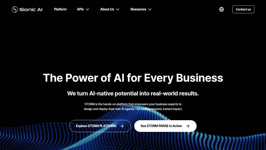 Sionic AI Inc screenshot