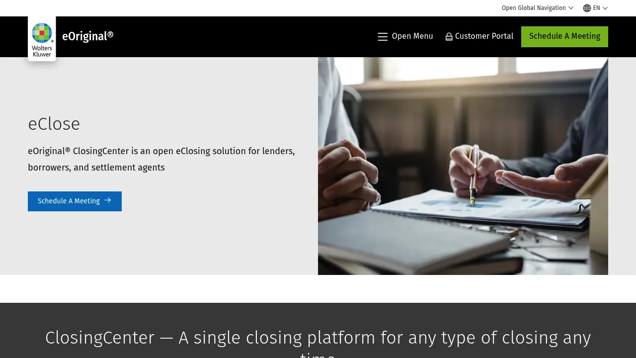 Wolters Kluwer ClosingCenter screenshot