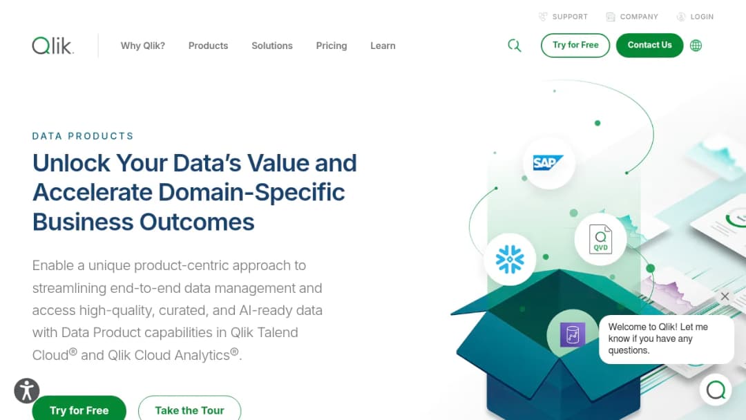 Qlik Data Products screenshot
