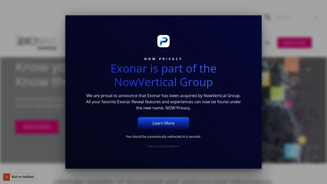 Exonar screenshot