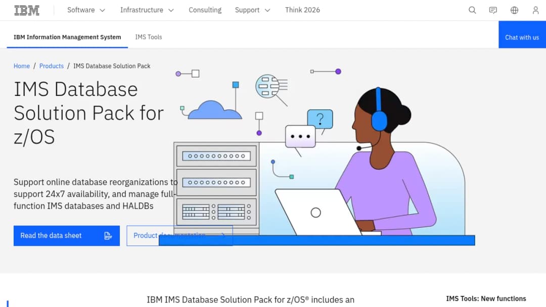 IBM Ims Database Solution Pack screenshot
