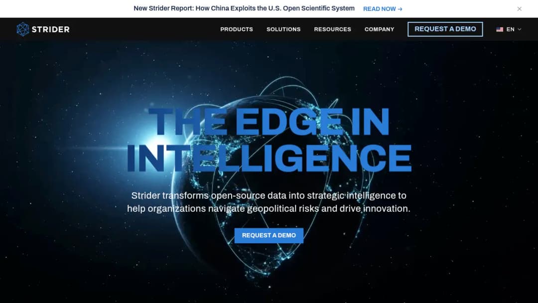 Strider Technologies screenshot