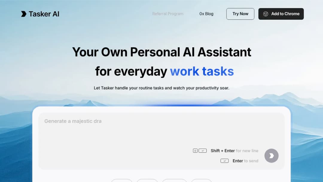 Tasker AI screenshot