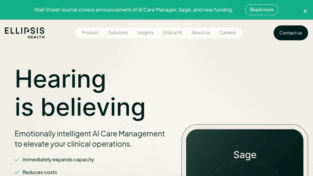 Ellipsis Health screenshot
