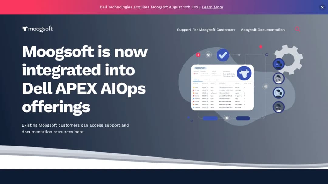 Moogsoft screenshot