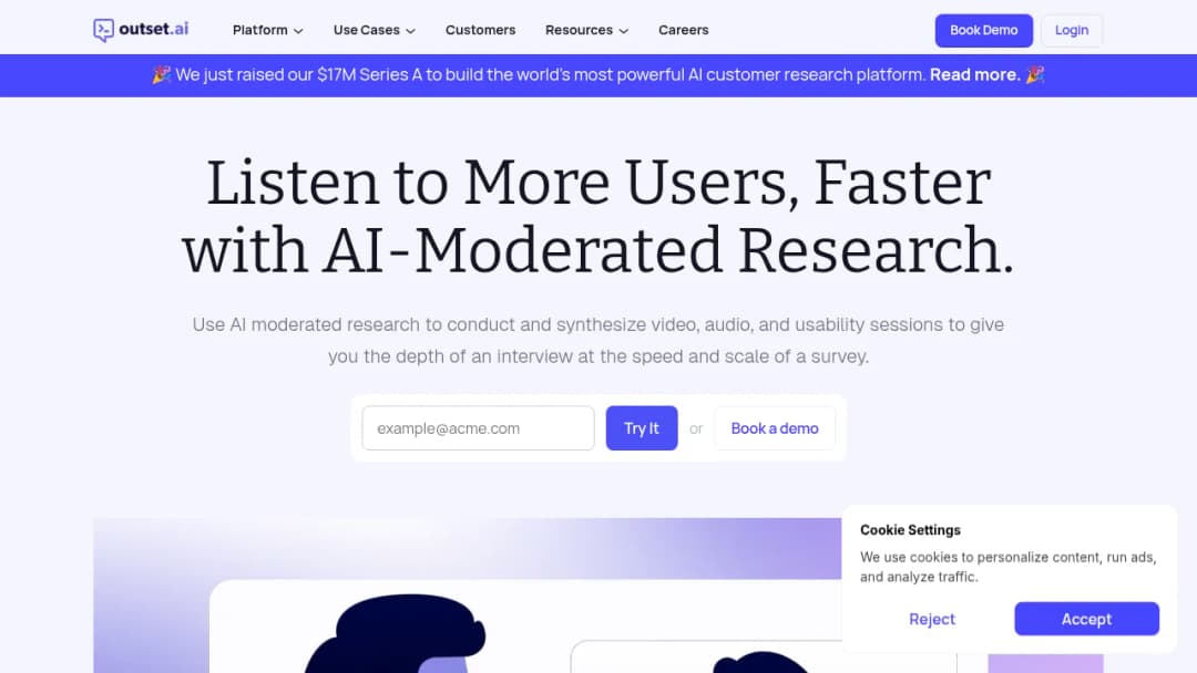 Outset.ai screenshot