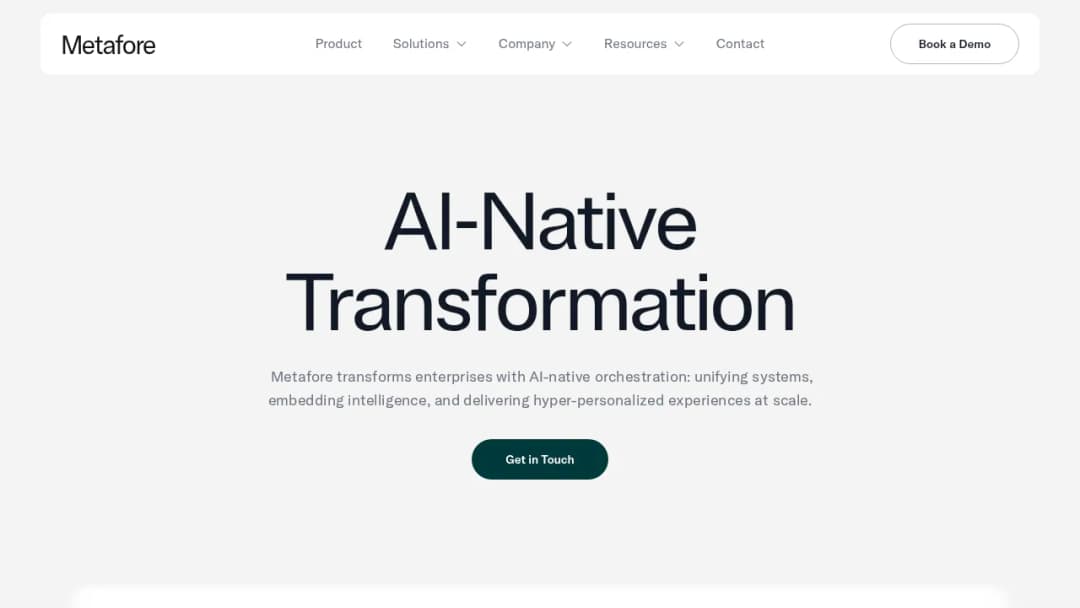 Metafore screenshot