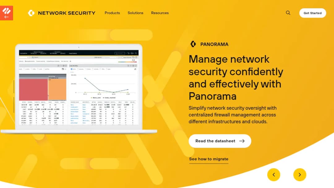 Palo Alto Networks Panorama screenshot