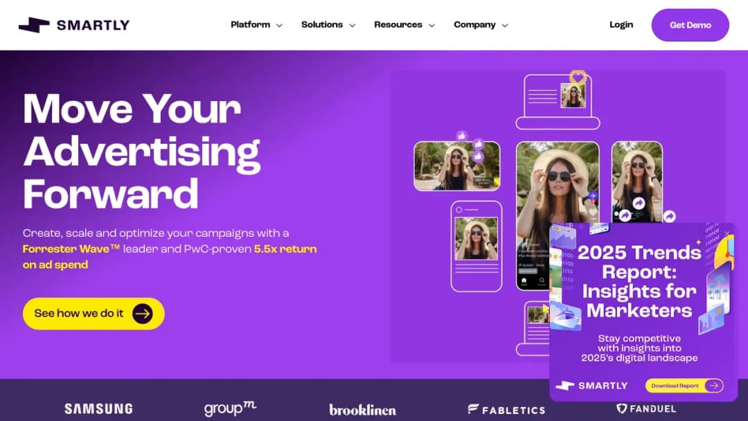 Smartly.io screenshot