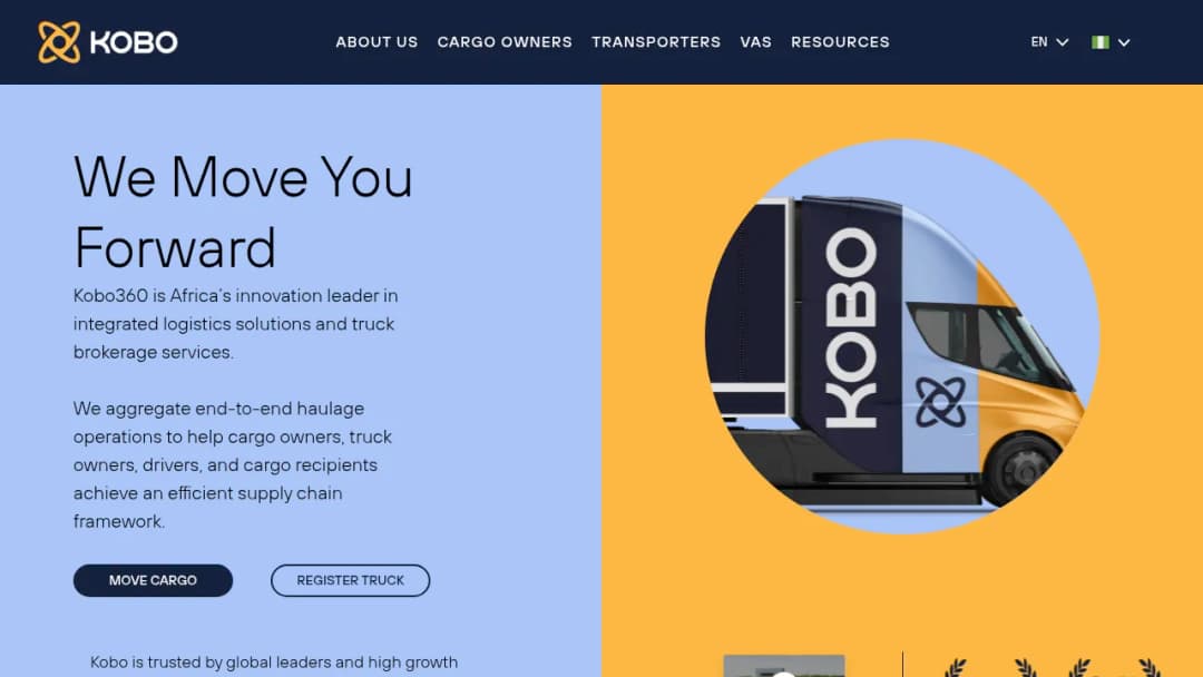 Kobo360 screenshot