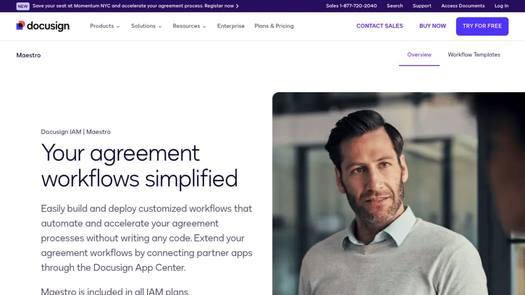 DocuSign Maestro screenshot